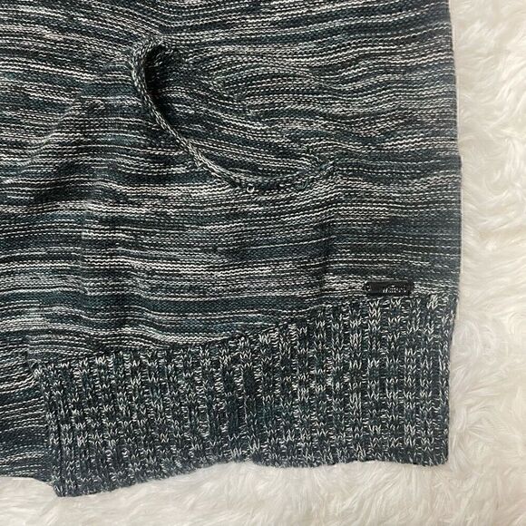 Aritzia Wilfred Open Front Cardigan Silk Cashmere Womens Small Teal Blue Pockets - Picture 6 of 10